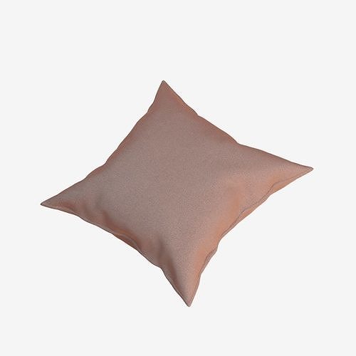 Fabric Pillow 2 Low-poly 3D model 6