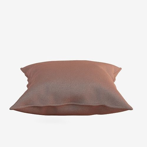 Fabric Pillow 2 Low-poly 3D model 2