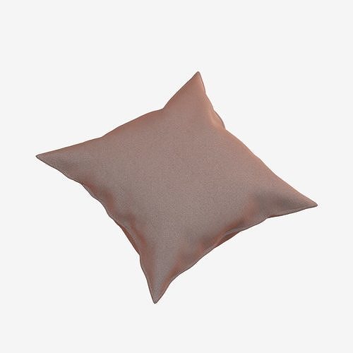 Fabric Pillow 2 Low-poly 3D model 7
