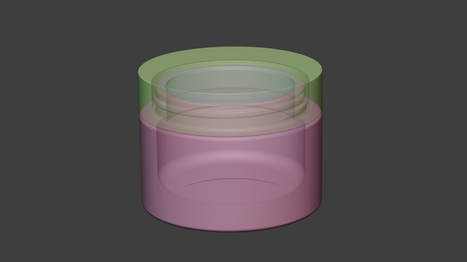 Cosmetic Jar 3D model_6