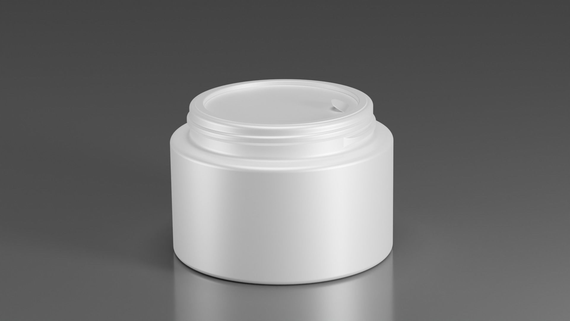 Cosmetic Jar 3D model_1