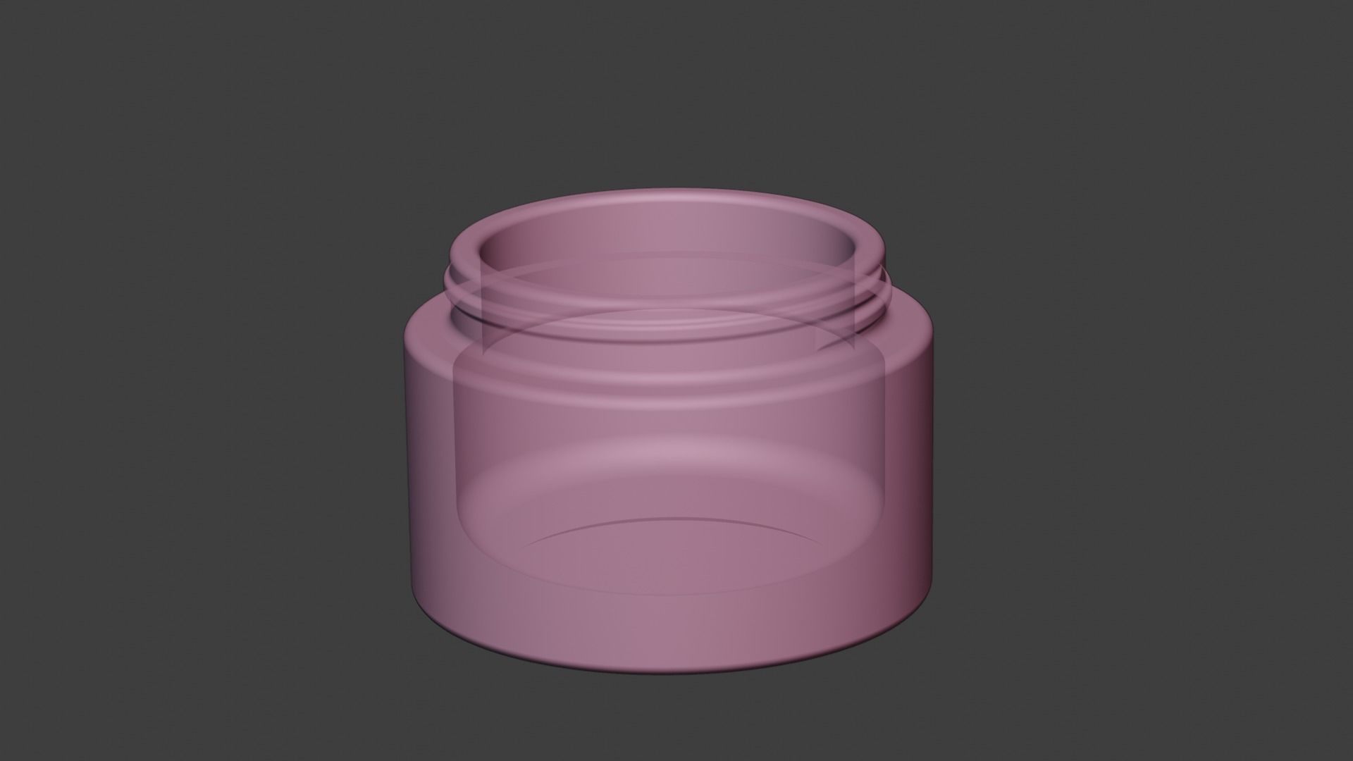 Cosmetic Jar 3D model_8