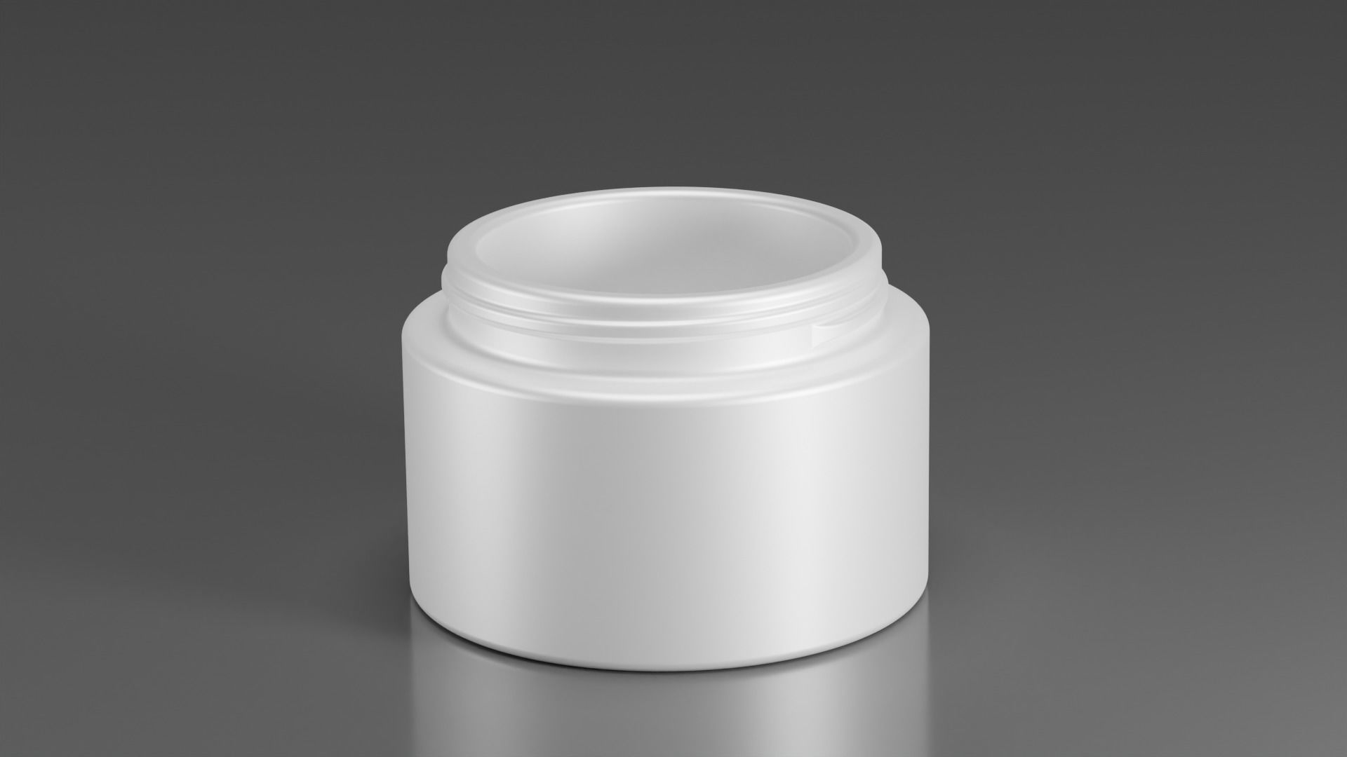 Cosmetic Jar 3D model_2