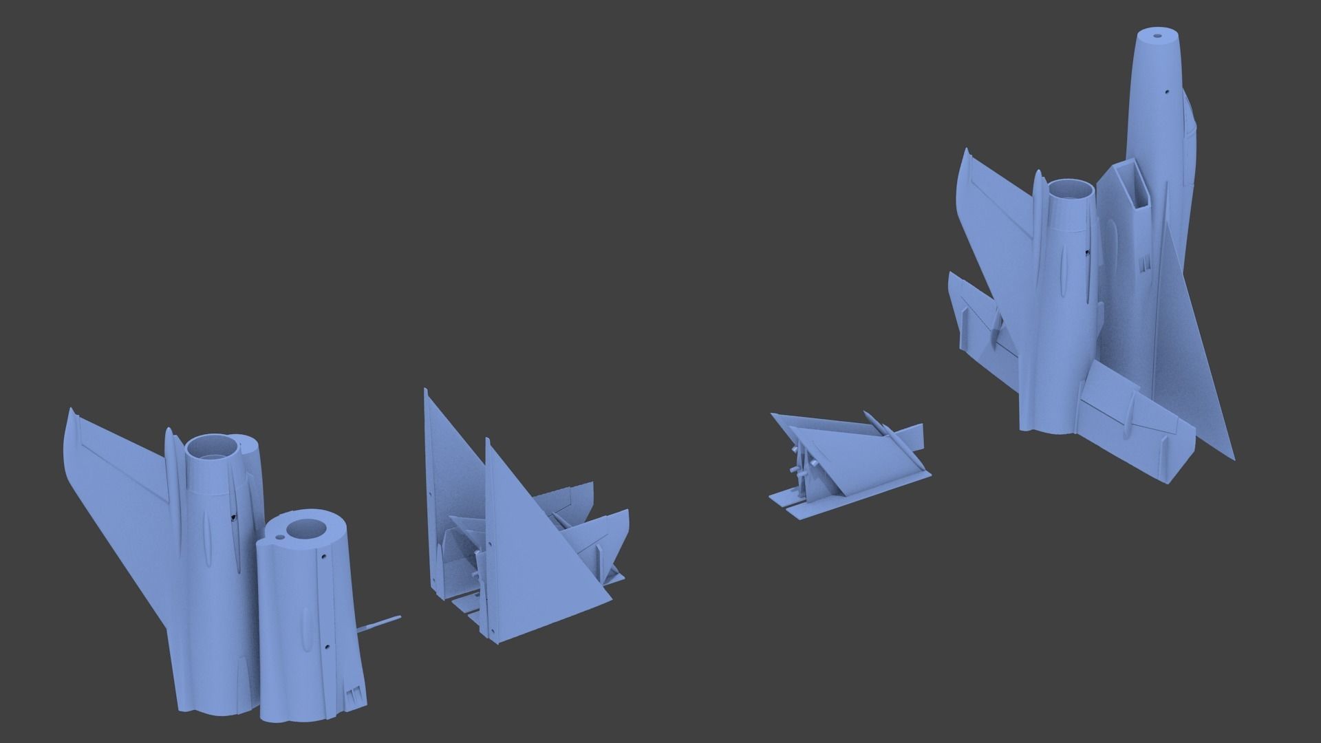 Mikoyan-Gurevich Ye-8  mig-23 3D print model_3