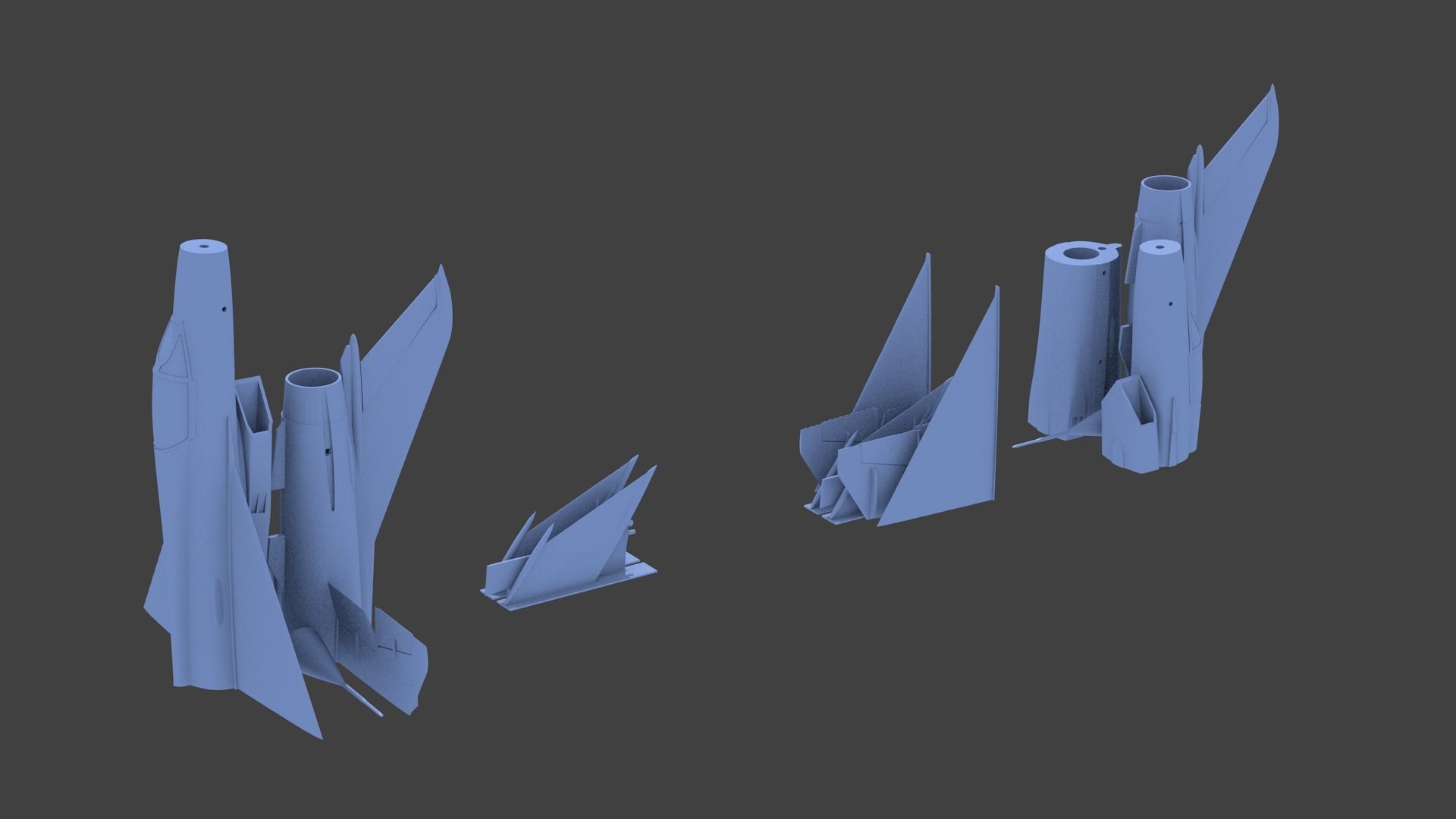 Mikoyan-Gurevich Ye-8  mig-23 3D print model_4