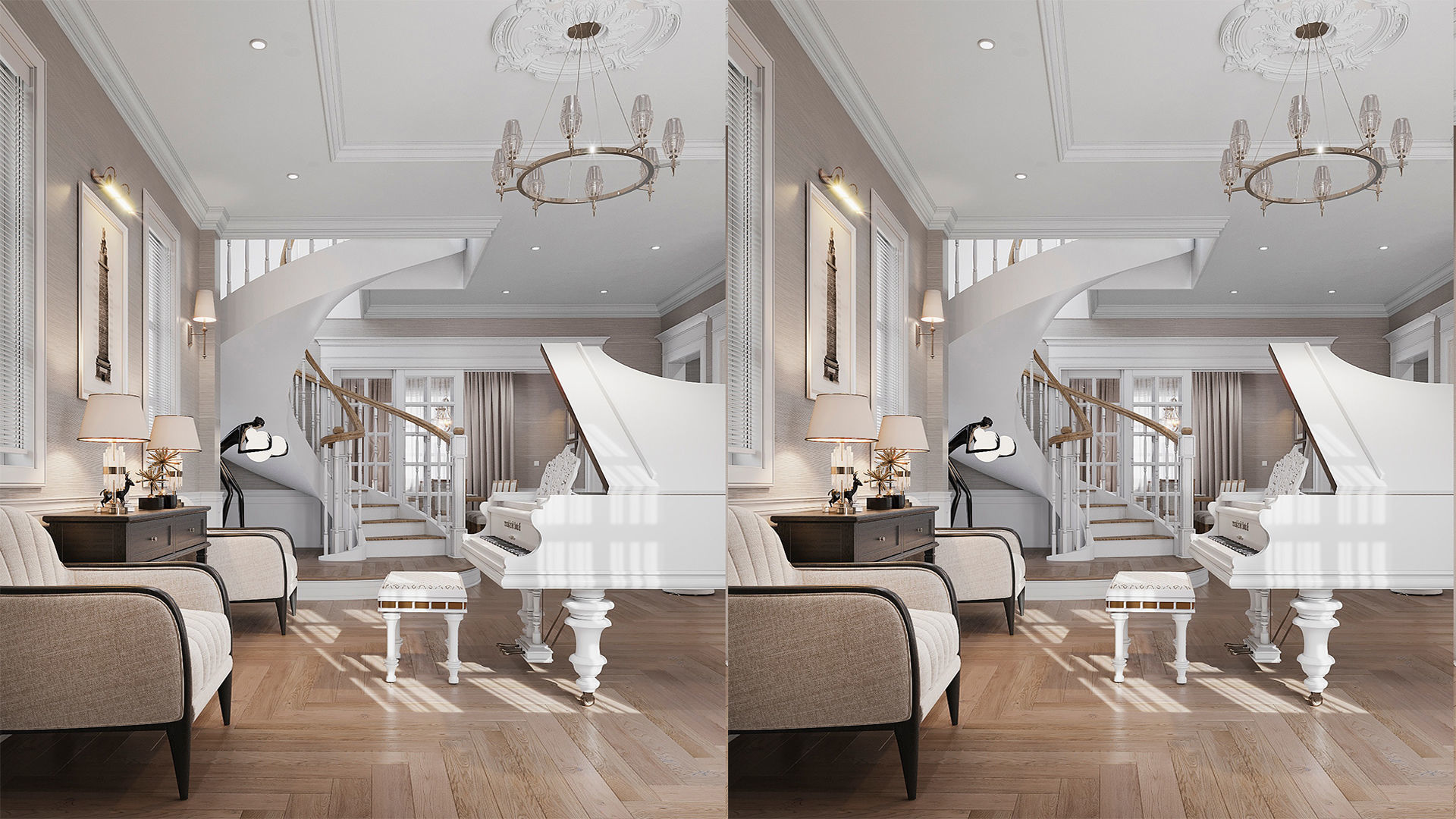 1st floor - Mr L House - Titan6 - Max OBJ SKP FBX Simlab Collada 3D model_7