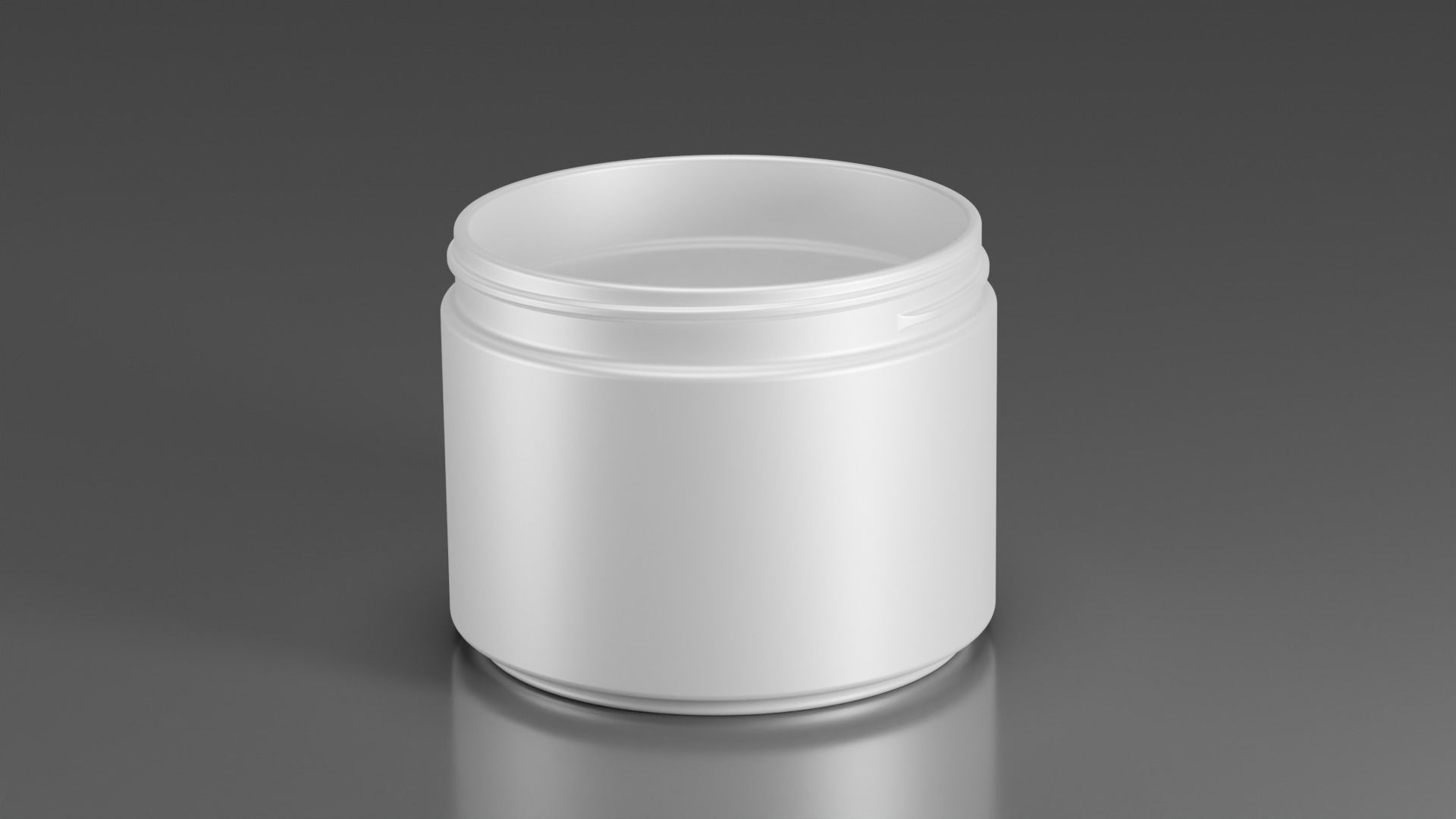 Cosmetic Jar 3D model_1