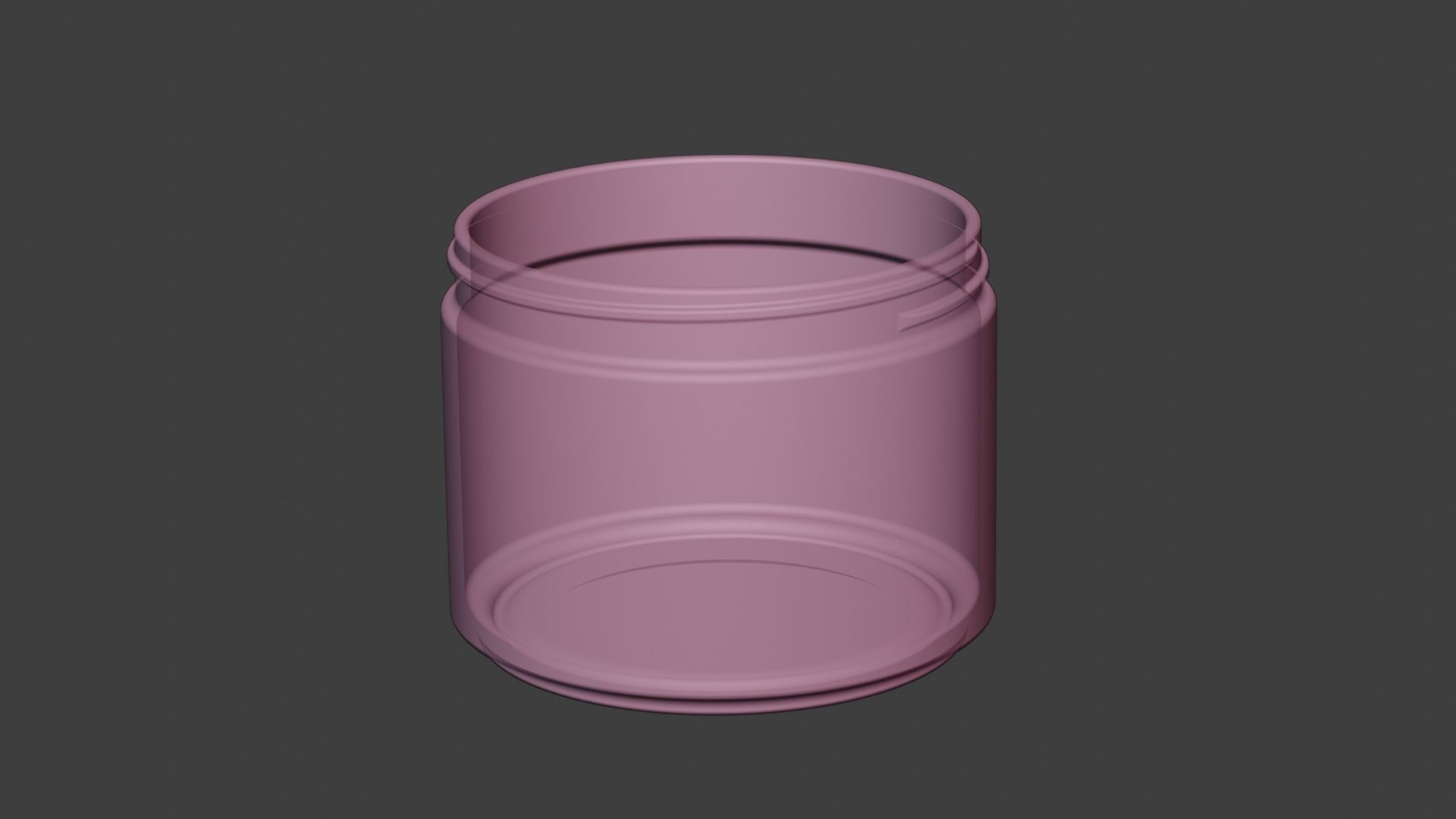 Cosmetic Jar 3D model_6