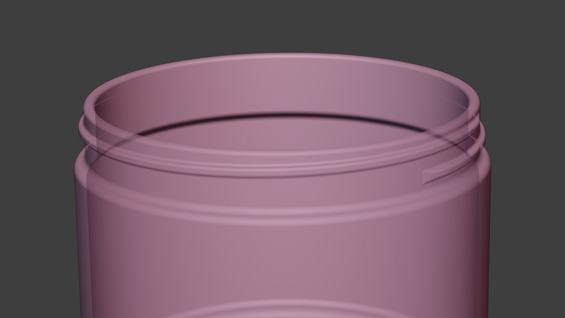 Cosmetic Jar 3D model_8