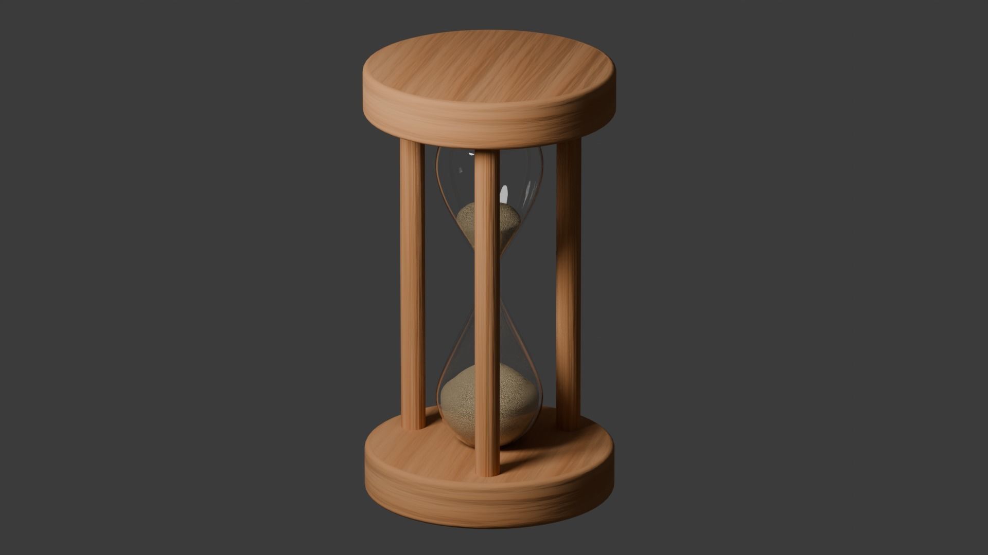 Hourglass 3D model_2