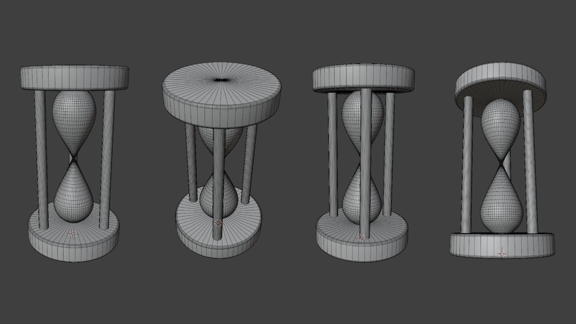 Hourglass 3D model_7