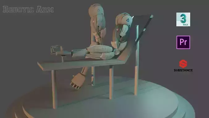 Robotic arm 3D model