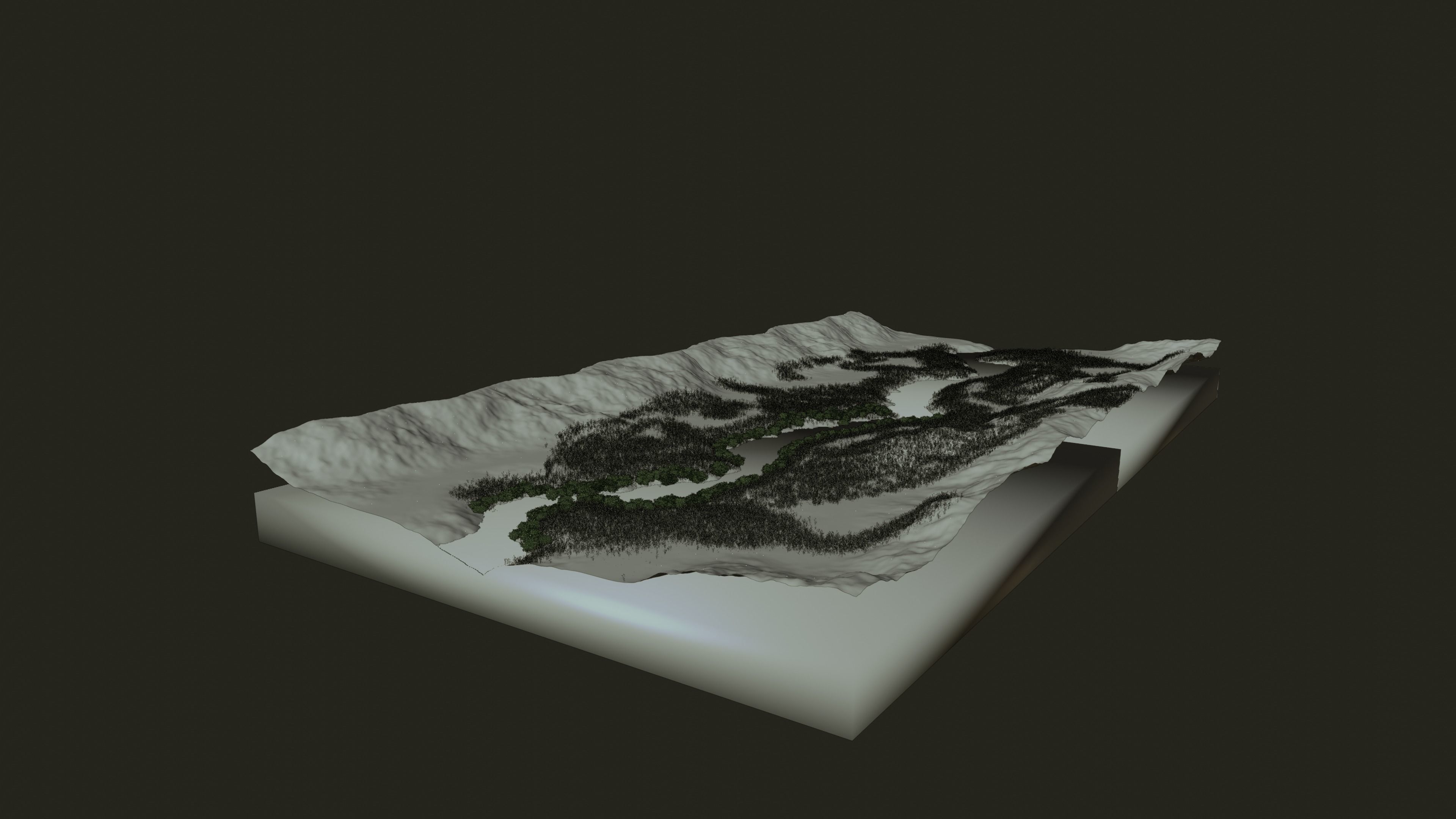 River Valley 3D model_4