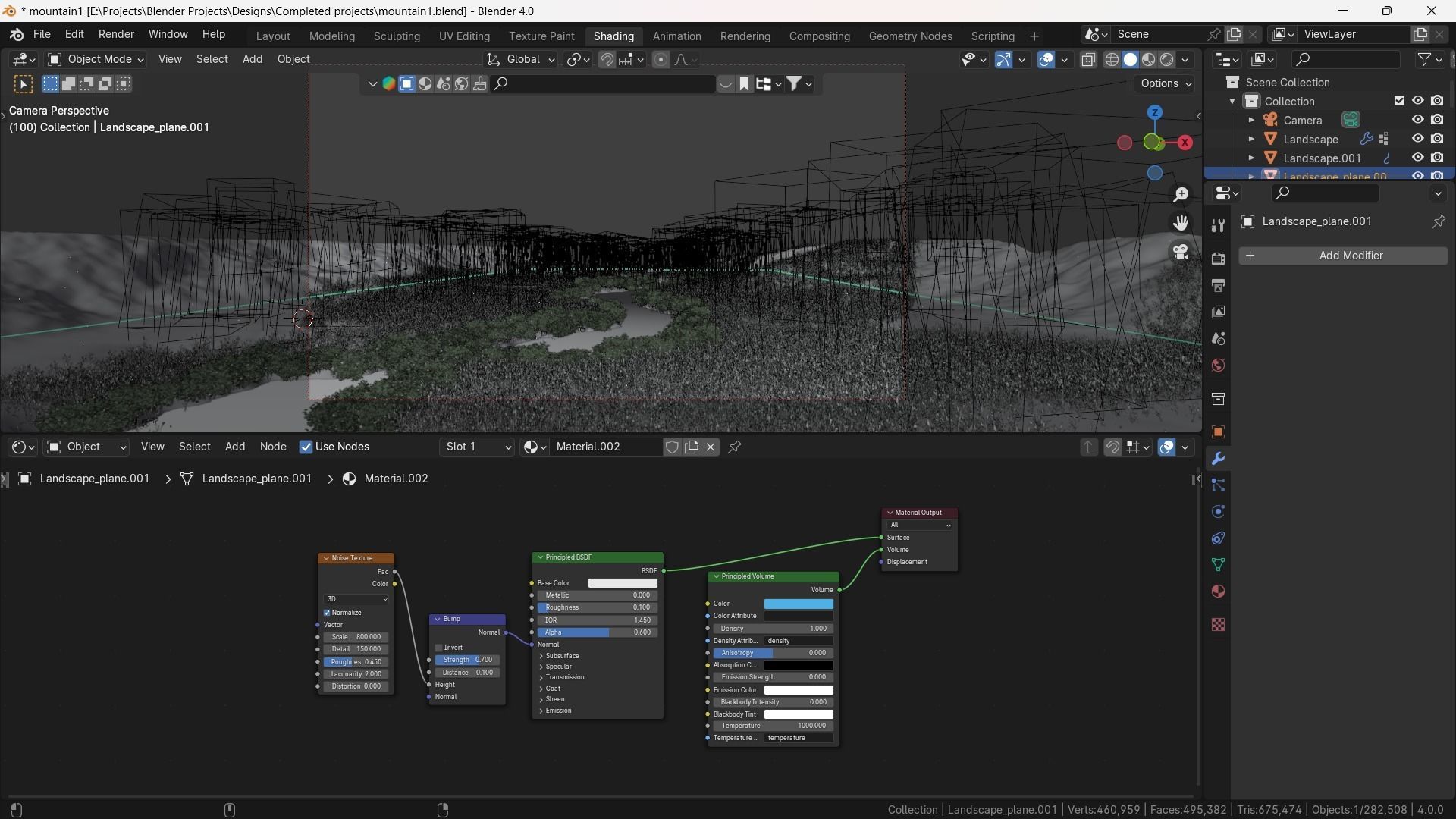 River Valley 3D model_8