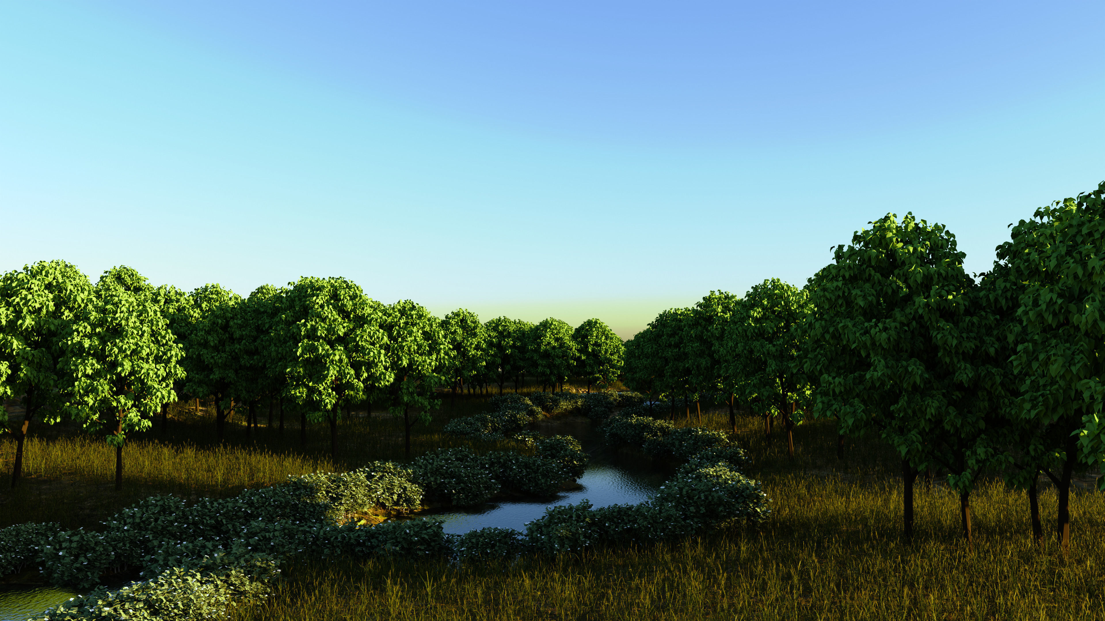 River Valley 3D model_1