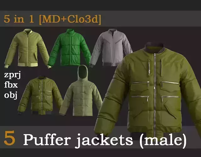 5 Puffer jackets for men
