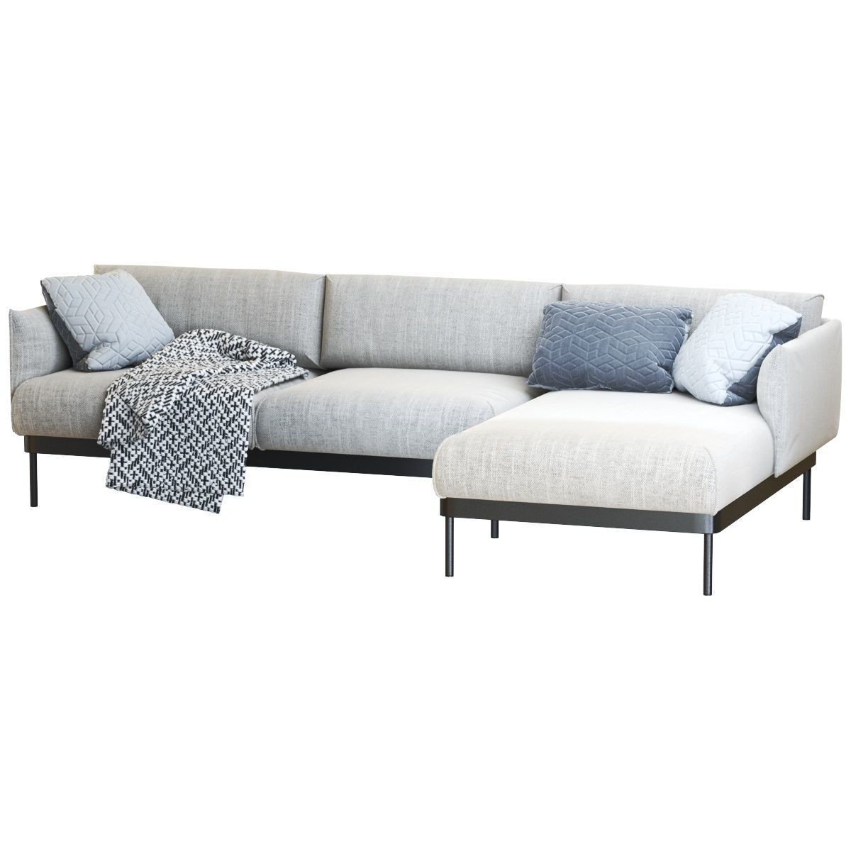 IKEA APPLARYD CORNER sofa 3D model_6