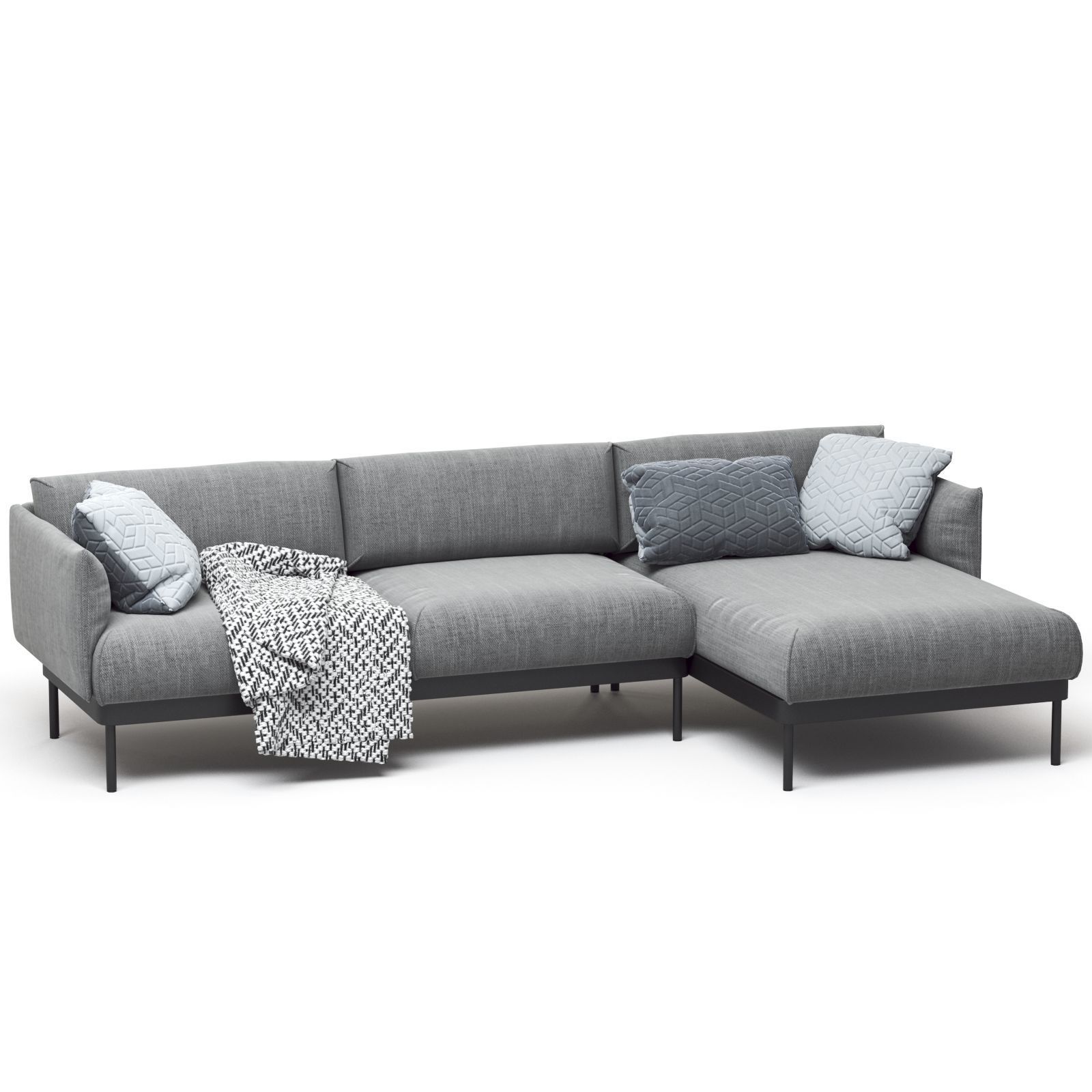 IKEA APPLARYD CORNER sofa 3D model_1