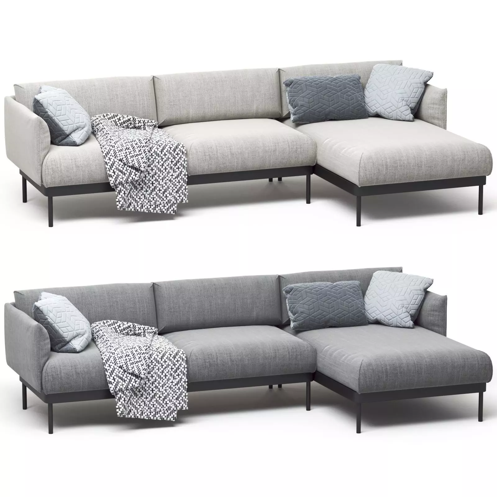 IKEA APPLARYD CORNER sofa 3D model_0