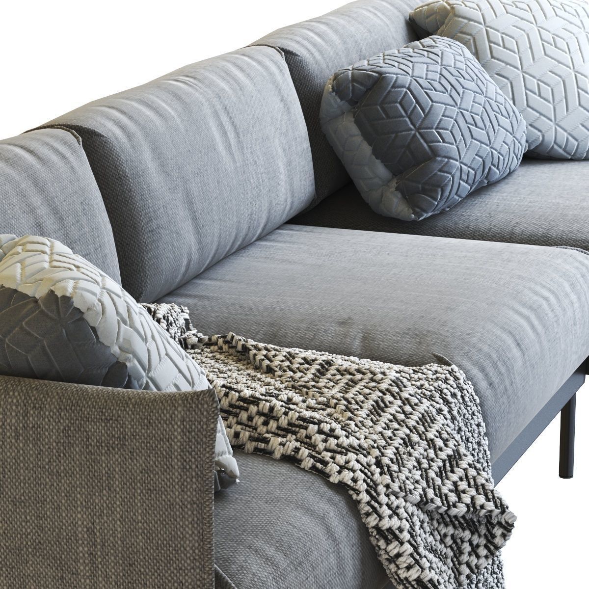 IKEA APPLARYD CORNER sofa 3D model_4