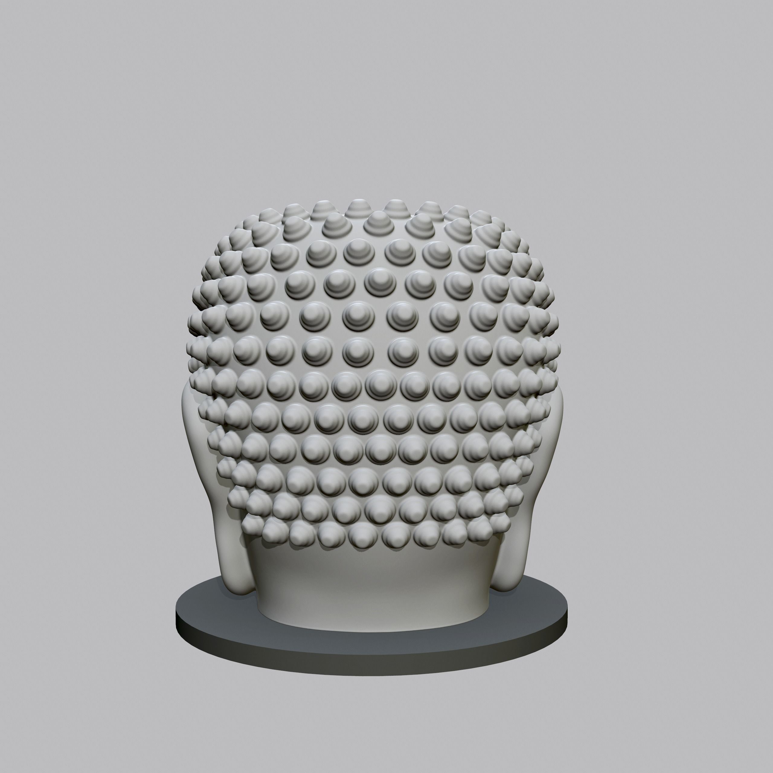 Buddha cachepot 3D print model_2
