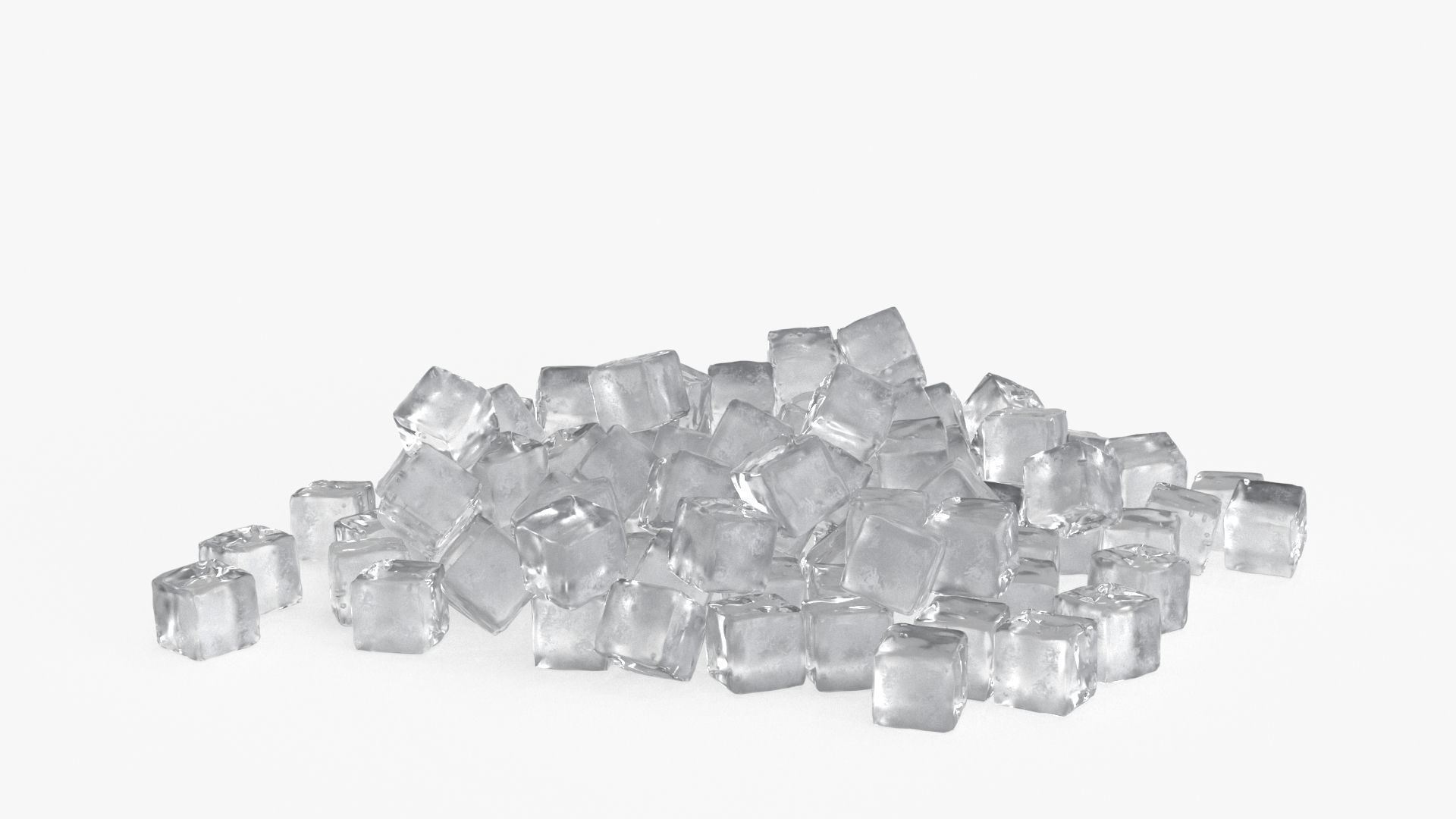 Ice Cube Set 3D model_4