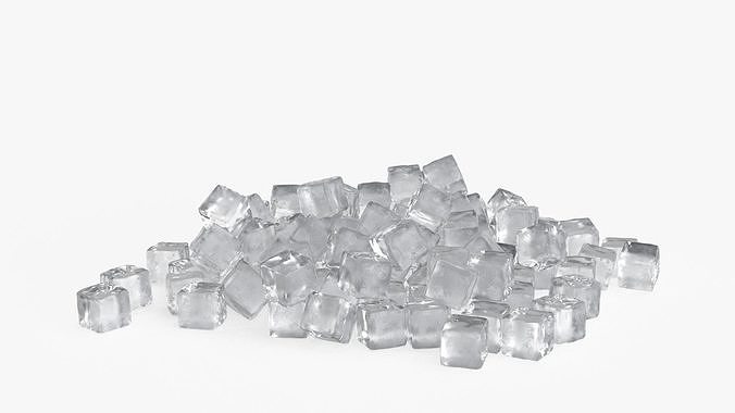 Ice Cube Set 3D model 5