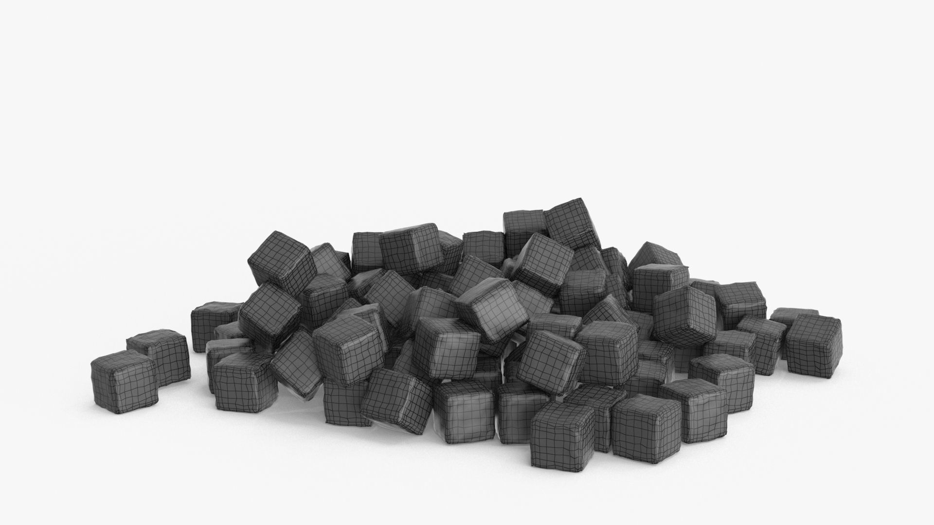 Ice Cube Set 3D model_12