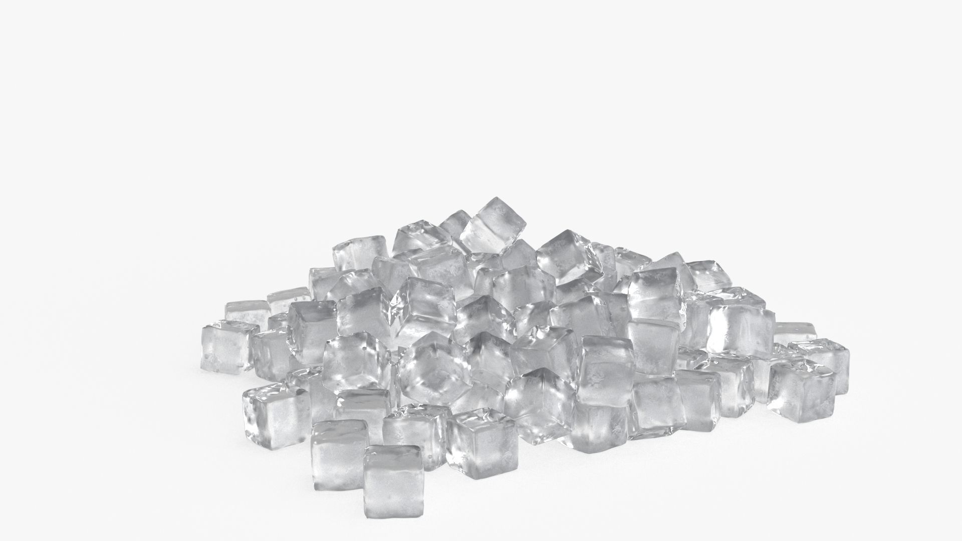 Ice Cube Set 3D model_7