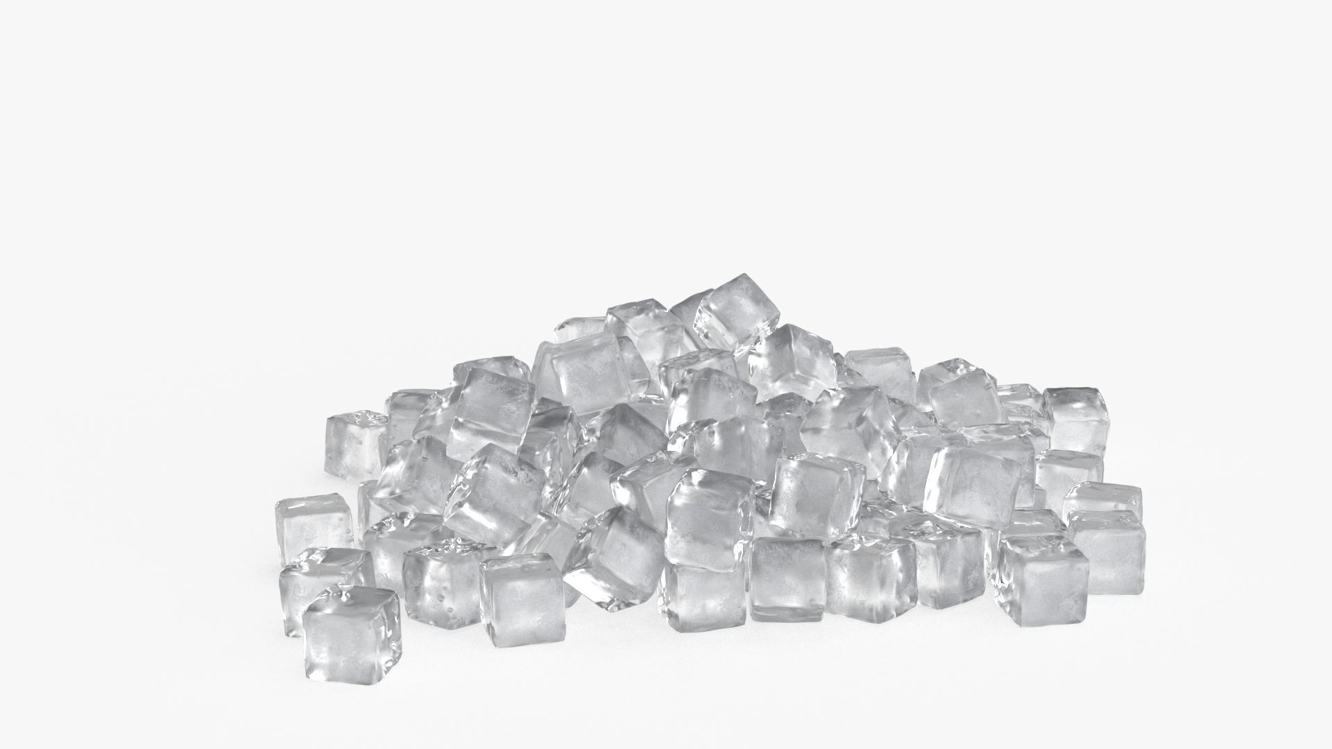 Ice Cube Set 3D model_6