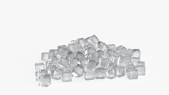 Ice Cube Set 3D model 7