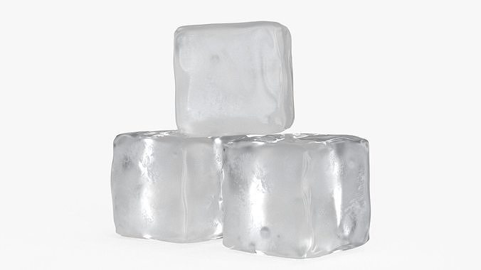 Ice Cube Set 3D model 3