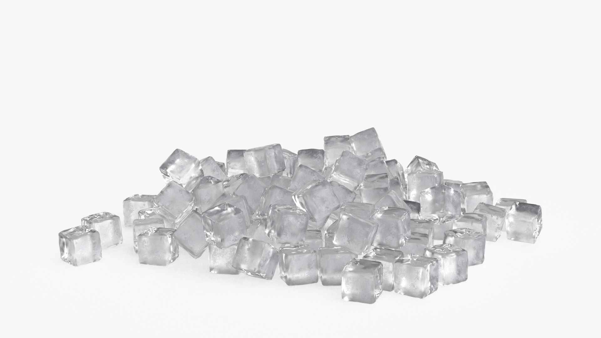 Ice Cube Set 3D model_3