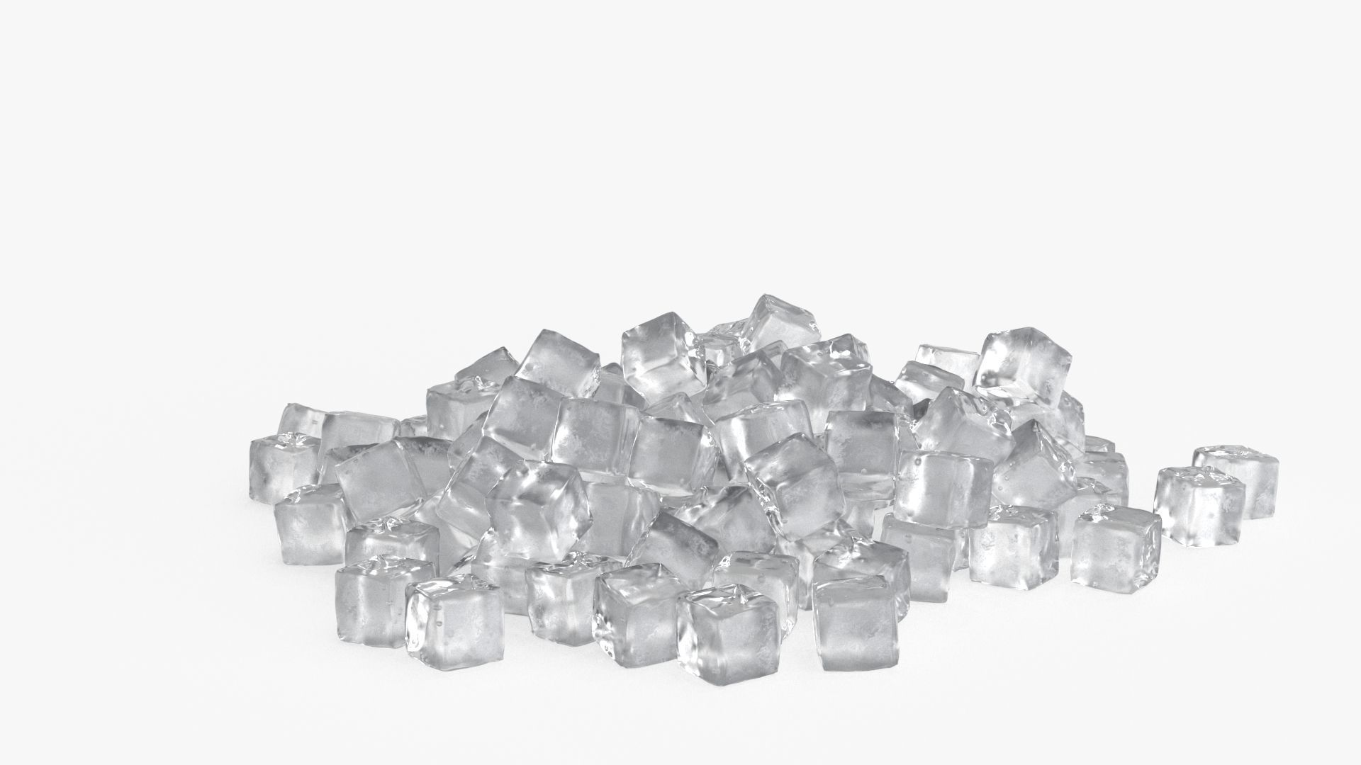 Ice Cube Set 3D model_11