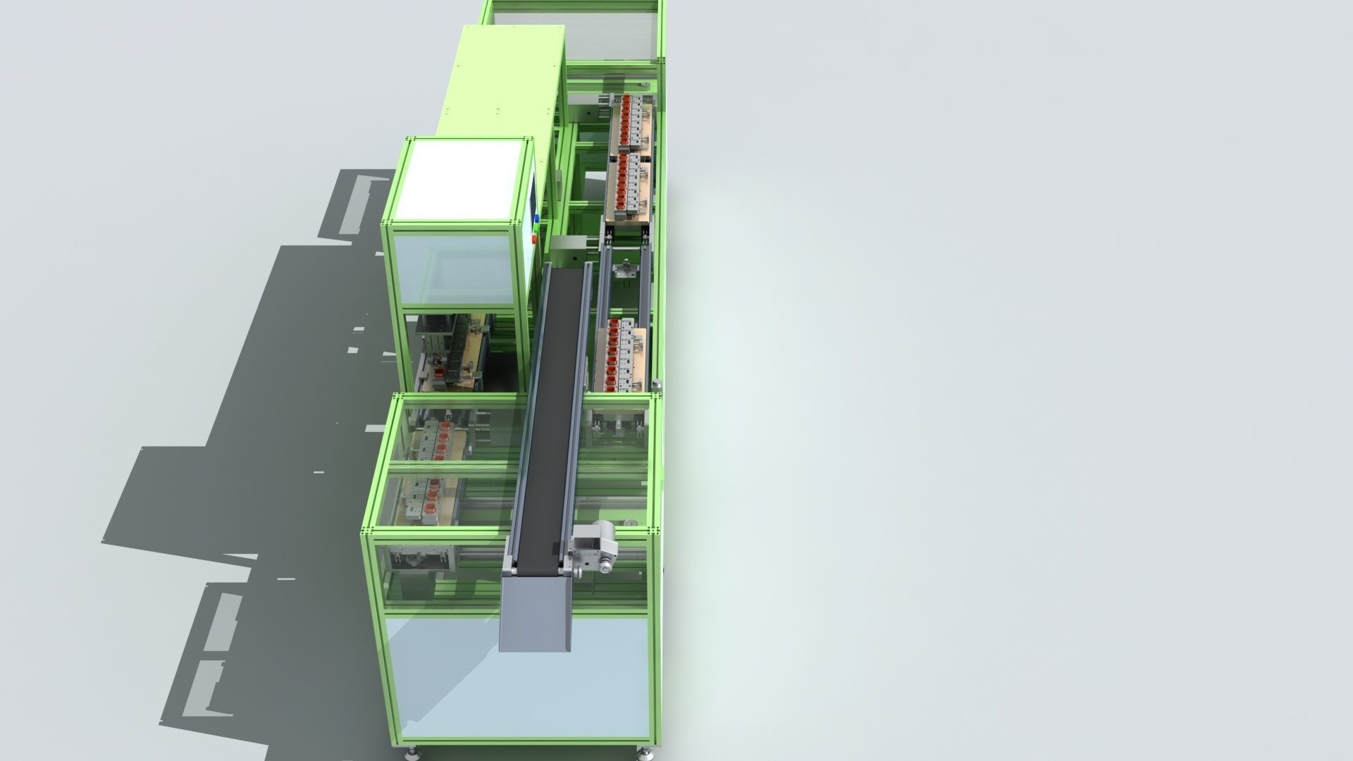 Industrial Equipment 20 - Automatic Testing Production Line 3D model_5