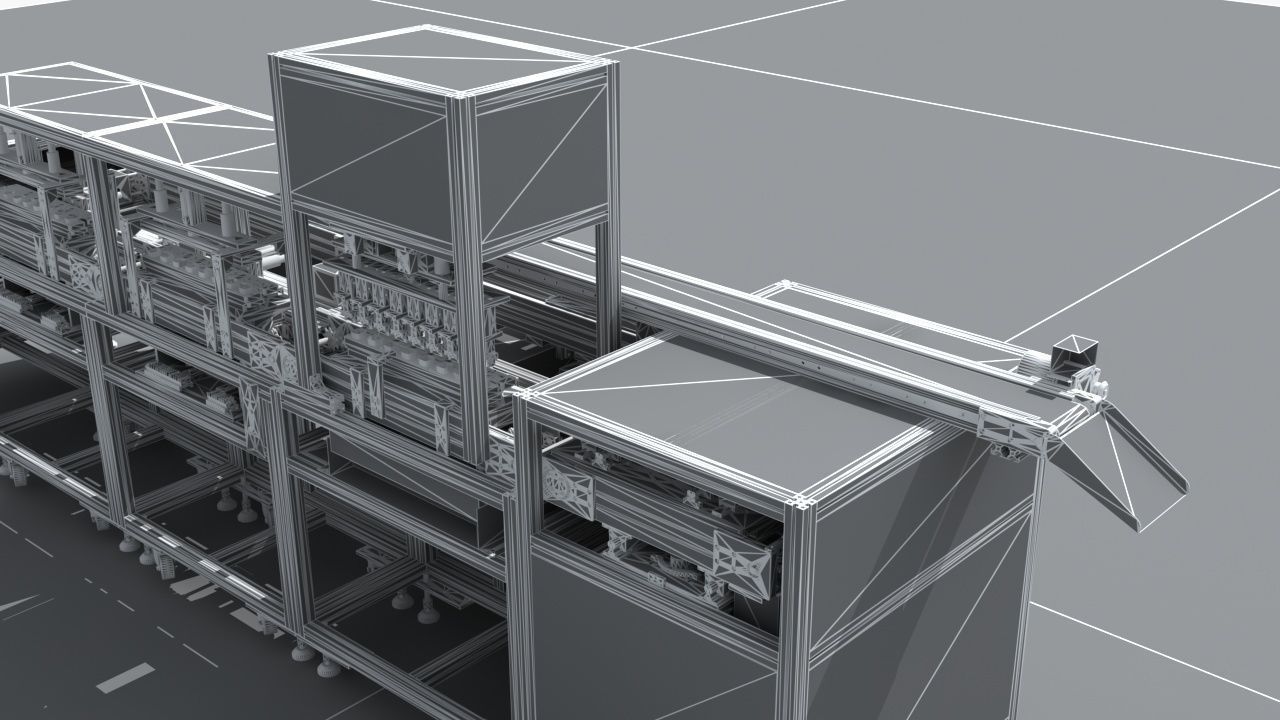 Industrial Equipment 20 - Automatic Testing Production Line 3D model_15