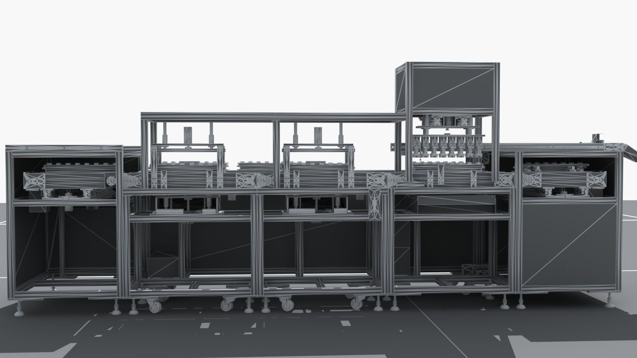 Industrial Equipment 20 - Automatic Testing Production Line 3D model_13