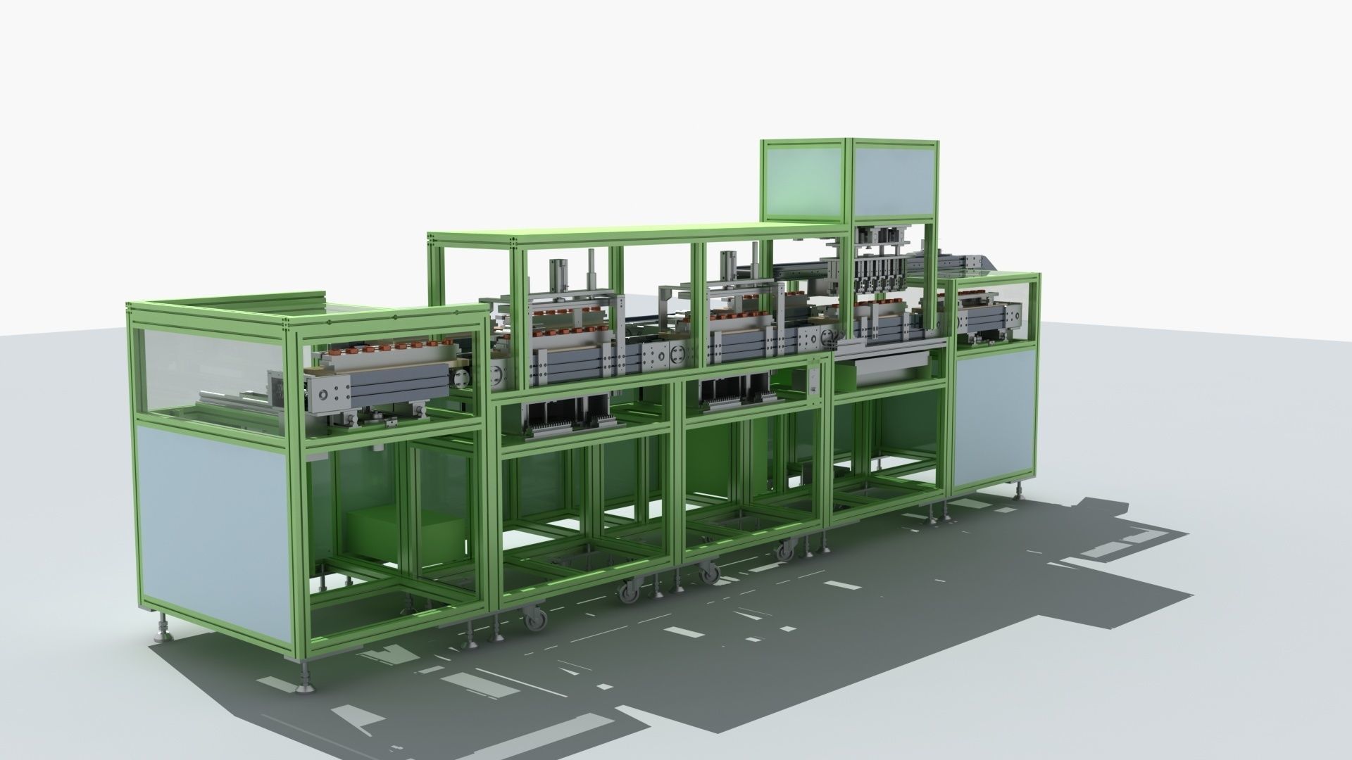 Industrial Equipment 20 - Automatic Testing Production Line 3D model_3