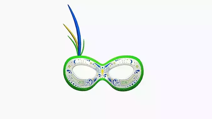 Carnival Mask I03 Brazilian - Costume Character Design