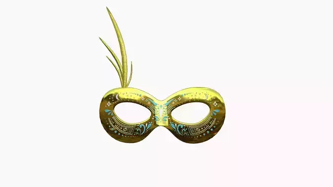 Carnival Mask I05 Golden - Costume Character Design