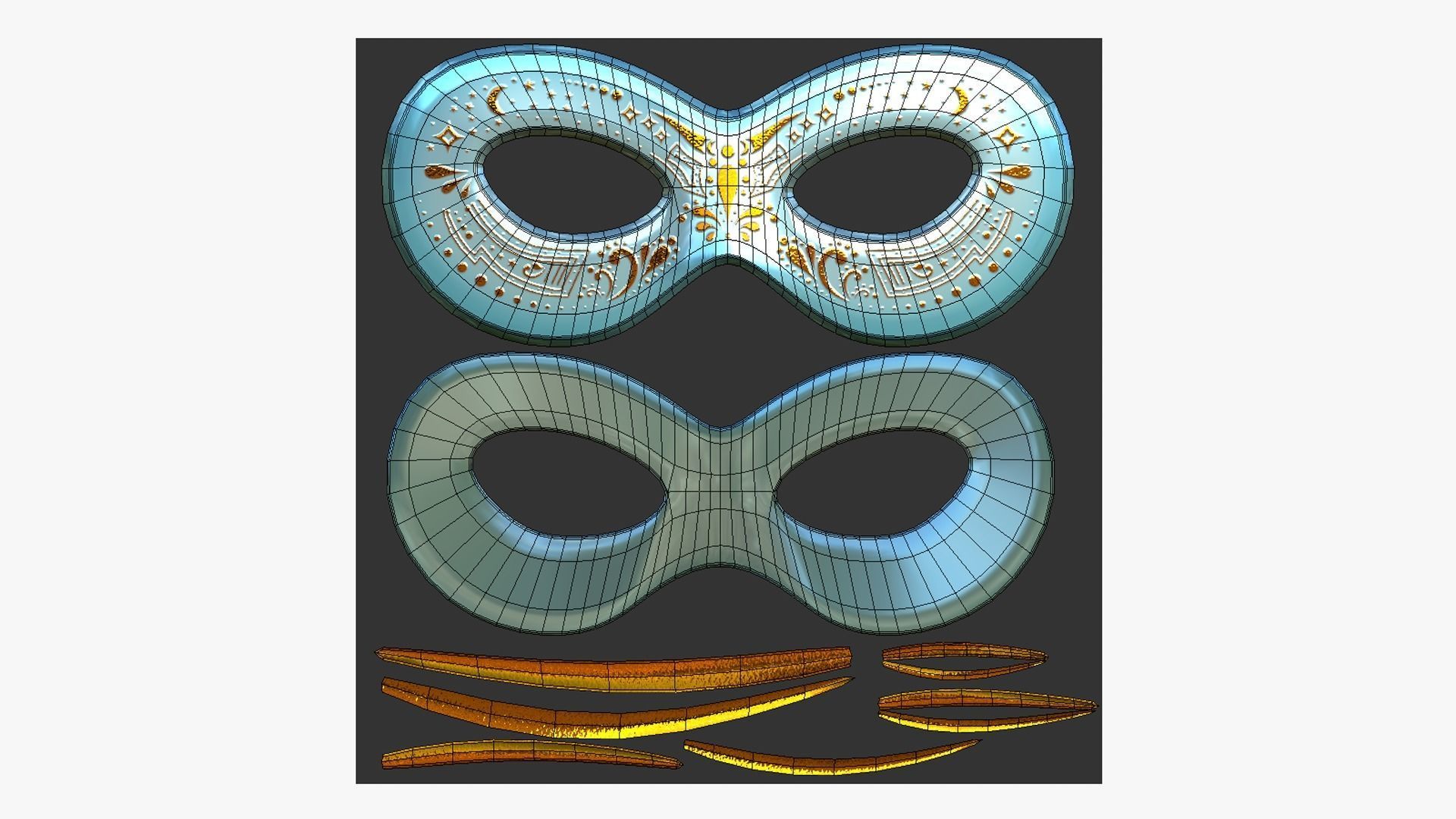 12 Carnival Mask I Collection - Costume Character Design _65