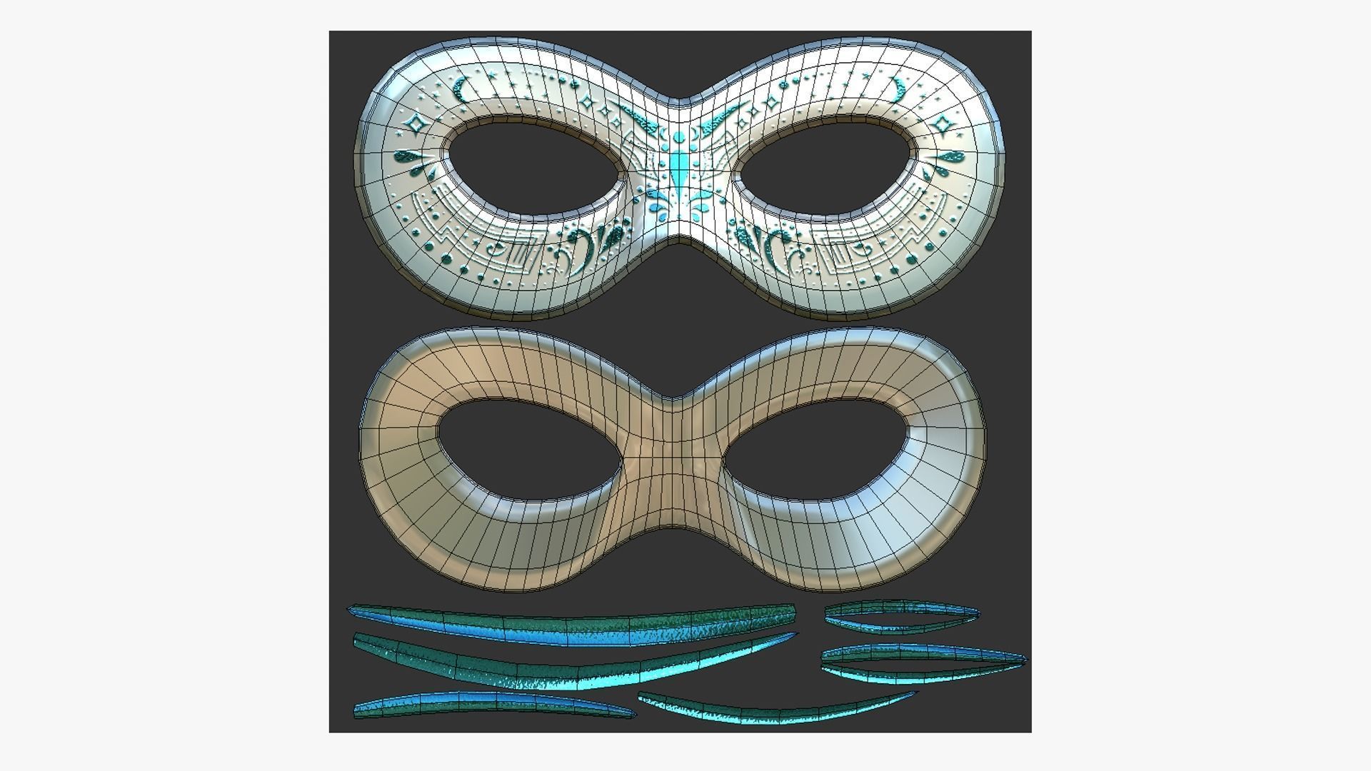 12 Carnival Mask I Collection - Costume Character Design _87