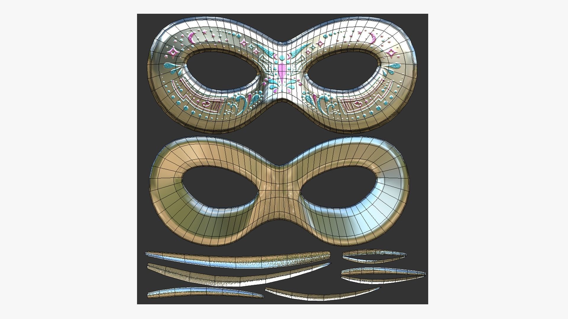 12 Carnival Mask I Collection - Costume Character Design _72