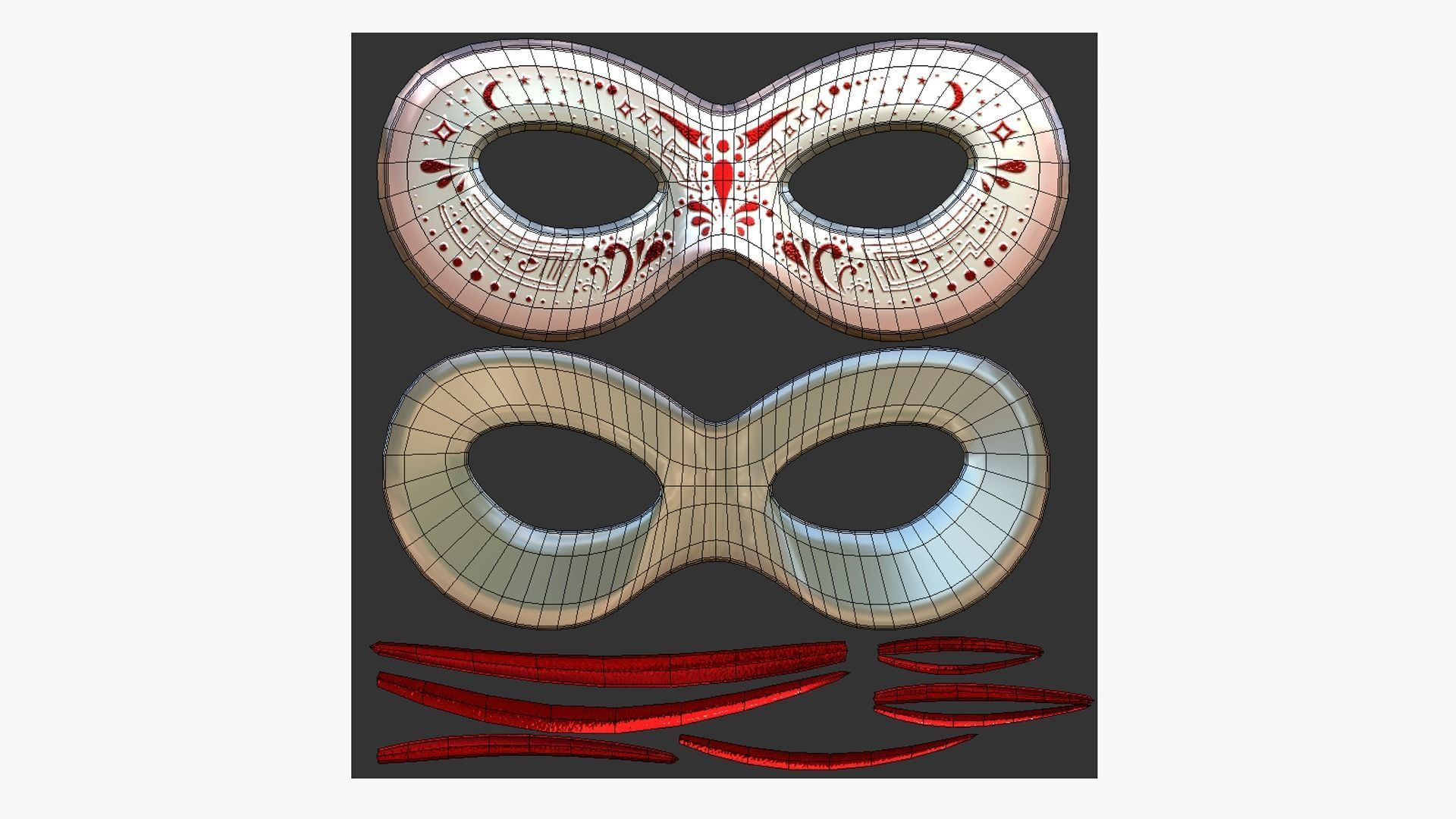 12 Carnival Mask I Collection - Costume Character Design _91