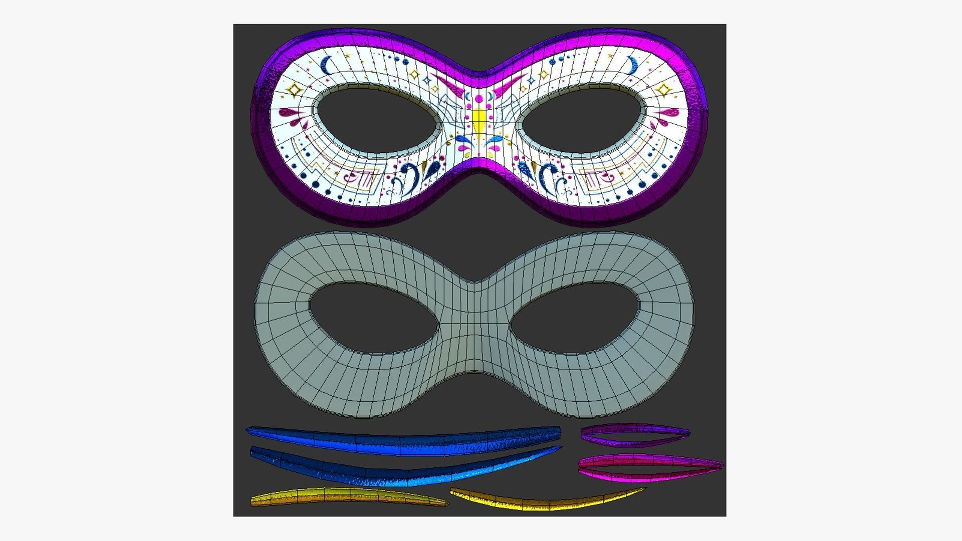 12 Carnival Mask I Collection - Costume Character Design _85
