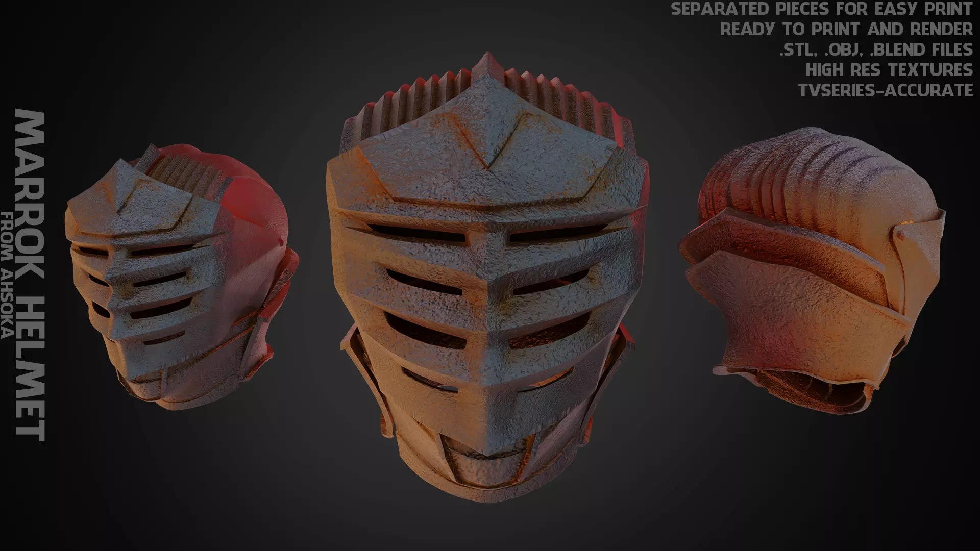 Star Wars Marrok Helmet for Cosplay 3D print model_0