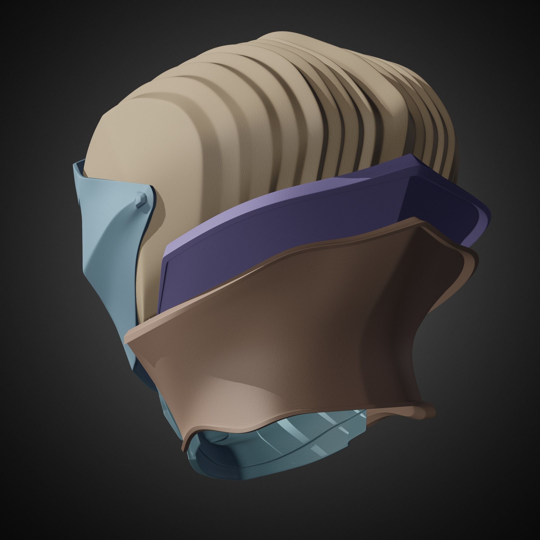 Star Wars Marrok Helmet for Cosplay 3D print model_13