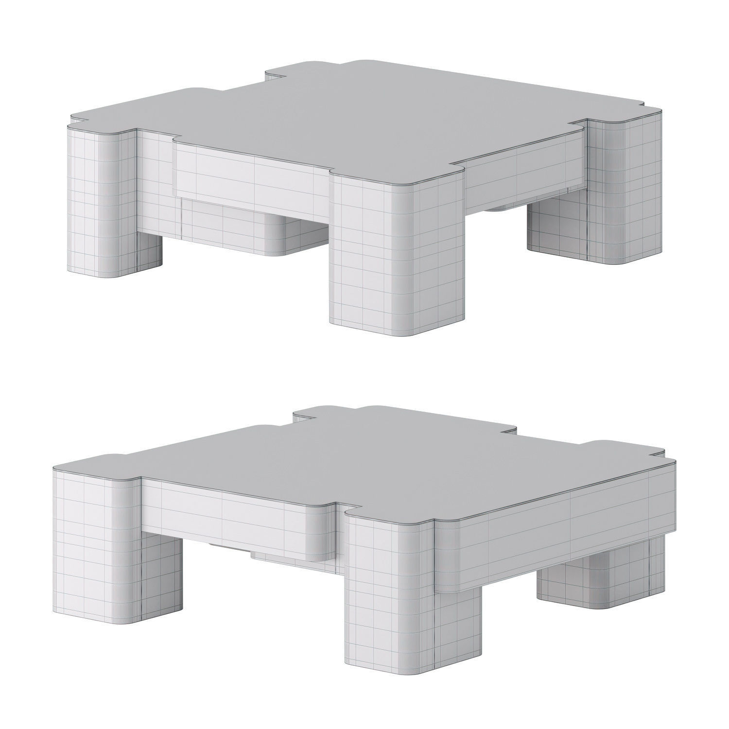 Xenolith Coffee Table II by Kelly Wearstler 3D model_1