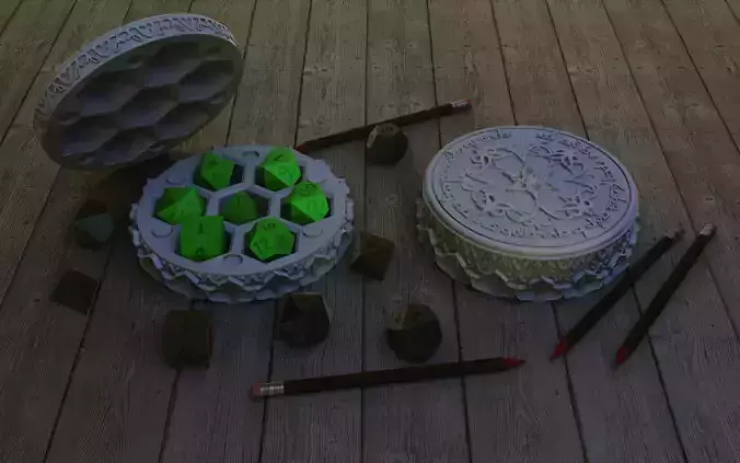 Elves Dice holder 3D print model