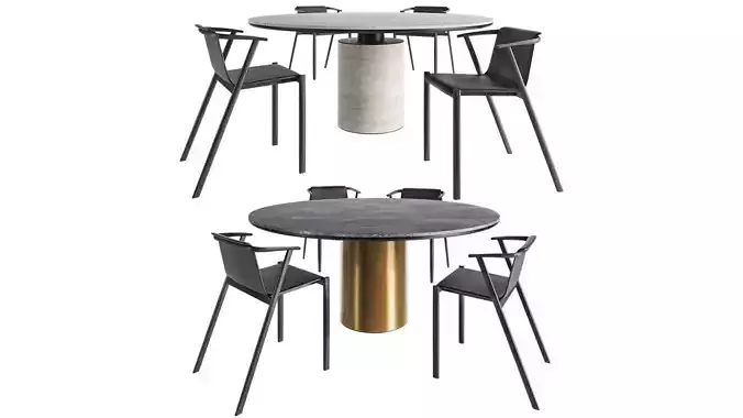 Creso Dining Table and Lema Bai Lu chair